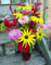 Garden wedding flower arrangement